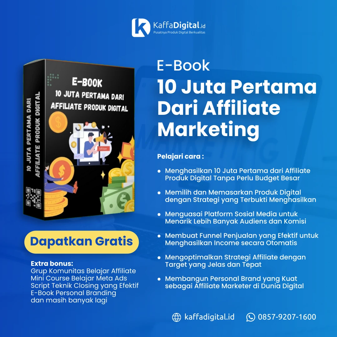 E-Book 10 Juta Pertama dari Affiliate Marketing